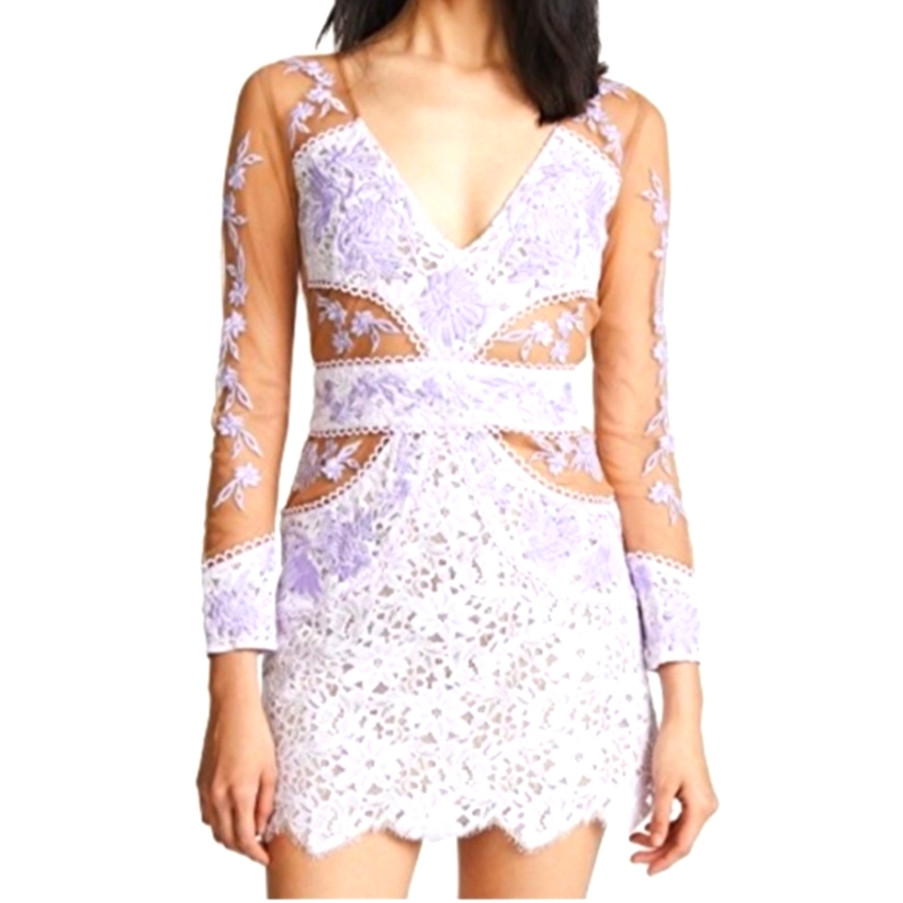 For Love & Lemons Lilac Matador dress size Large